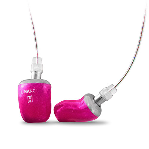 Individuell nach Abformung des Ohres gefertigtes In-Ear-Monitoring – Modell BANG-I in Acryl von HEAROS