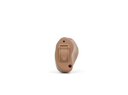 Individuell nach Abformung des Ohres gefertigtes IdO-Gerät – Modell Ready CIC von INTERTON